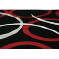 thumbnail image 5 of United Weavers Cristall Area Rug 580-10672 Remsen Grey Circles Curls 5' 3" x 7' 2" Rectangle, 5 of 5