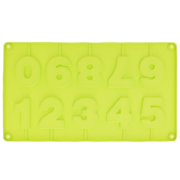 CATIEBYE Non-Stick Silicone Digital Candle Molds for Cake Chocolate Decoration Baking Mold Set