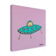 thumbnail image 2 of Trademark Fine Art 'UFO Lala Purple' Canvas Art by Brian Nash, 2 of 3