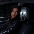 thumbnail image 4 of 11x10.2 Inch Horror Ghost Print Car Headrest Cover, Spooky Zombie Demon Face Auto Seat Head Pillow Protector for Halloween Vehicle Interior Decor, 4 of 7