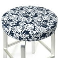thumbnail image 3 of Lsque Hawaiian Style Round Bar chair cushion covers Velvet Fabric Premium Comfort Protects from Scratches and Stains for 14-17 Inch Chair- 13 inch, 3 of 7