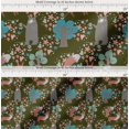 thumbnail image 2 of Soimoi Cotton Voile Fabric Tree,Fox & Bear Kids Printed Fabric 1 Yard 42 Inch Wide, 2 of 7