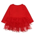 thumbnail image 2 of Aosijia Toddler Infant Baby Girl Christmas Tulle Tutu Mesh Dress Long Sleeve Ruffle Princess Dress, 2 of 10