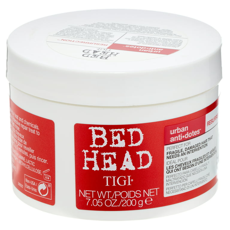basen Grundlægger Begrænsninger Tigi Bed Head Urban Antidotes Resurection Treatment Mask 7.05 Oz, For  Fragile, Damaged Hair - Walmart.com