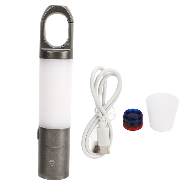 Linterna LED recargable superbrillante, luz de trabajo LED, luz magnética para tienda de campaña, linterna multifuncional para acampar.