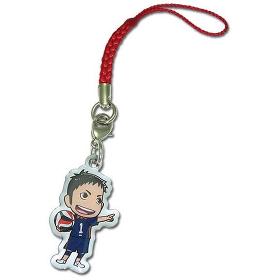 Haikyu!!- Daichi Metal Cell Phone Charm