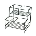 thumbnail image 2 of Organizador de Jarabes de Café Soporte de Botellas Estante de Metal de Dos Niveles Estante para Condimentos y Dispensador de Jarabes Fabricado en, 2 of 7