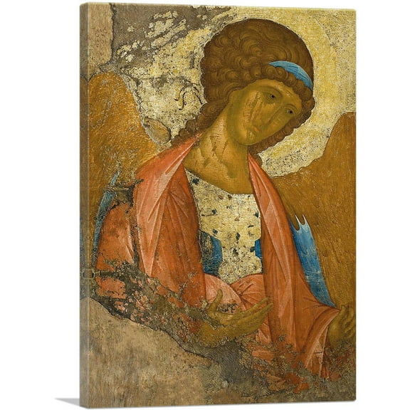 ARTCANVAS Archangel Michael 1414 Canvas Art Print by Andrei Rublev - Size: 26" x 18" (0.75" Deep)