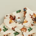 thumbnail image 5 of Okbabeha Toddler Baby Western Clothes Boy Long Sleeve Button Down Shirt Cow Print Blouse Tops Boys Fall Outfits, 5 of 7
