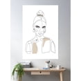 thumbnail image 2 of Artist In Beige Poster Wall Art, Modern Wall Decor For Living Room Bedroom, 16x24 UNFRAMED, 2 of 3