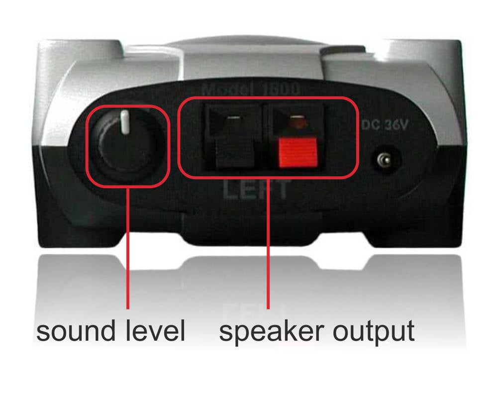 Amphony Home Stereo Wireless Speaker Kit, 2x80W Amplifiers, 300ft Range, Power Sound, Model 1800  (图3)