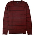 thumbnail image 1 of Alfani Mens Stripe Pullover Sweater, Red, Medium, 1 of 1