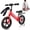 Red-12 Inch, variant on WonderStone 12" Toddler Balance Bike with Adjustable Seat & Handlebar, No-Pedal Kids Bicycle for Walking Balance Training, Christmas & Birthday Gifts for Boys and Girls Ages 1–3, Silver