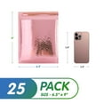 thumbnail image 2 of Rose Gold Metallic Bubble Mailers, 6.5 x 9 Inches. 25 Pack Metallic Bubble Envelope Mailer. Bright Padded Envelopes Waterproof. Padded Shipping Envelopes for Fragile Things. Self Seal Mailers, 2 of 8