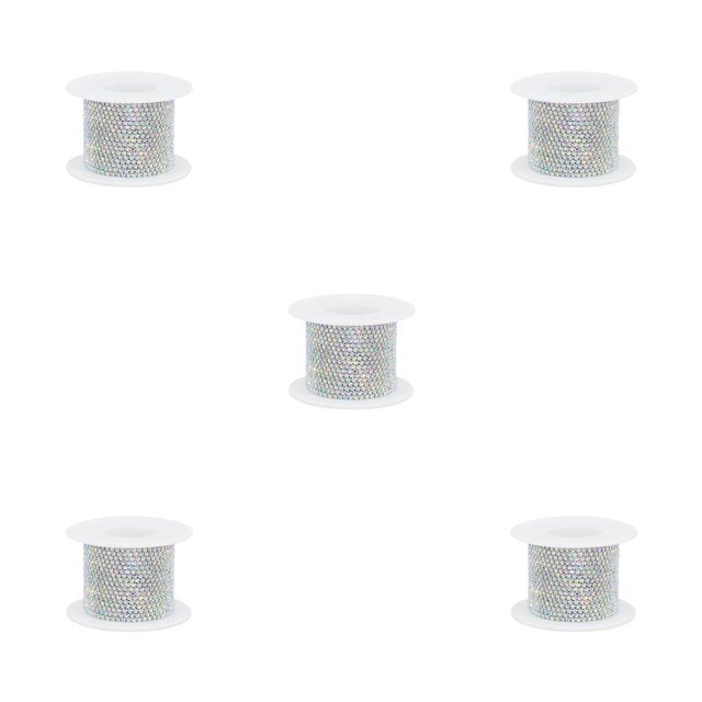Guardurnaity Bandas de diamantes de imitación, collares artesanales, pulseras, cadenas de copa, suministros de costura para recortes, puntas de Type2 NO2