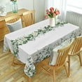 thumbnail image 4 of Spring Tablecloth 60x84 Inch Rectangle - Eucalyptus Spring Decorations for Home - Water Resistant Flower Table Cloth Rectangle for Party,Table, 4 of 6