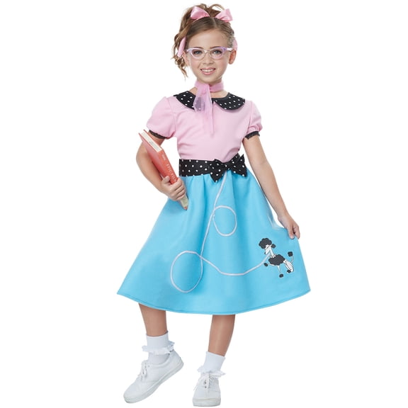 50's Sock Hop Dress Child Costume