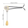thumbnail image 4 of Phenofice 10pcs Lamp Pull Chain Replacement Ceiling Light Pull Cord Golden for DIY Projects, 4 of 6