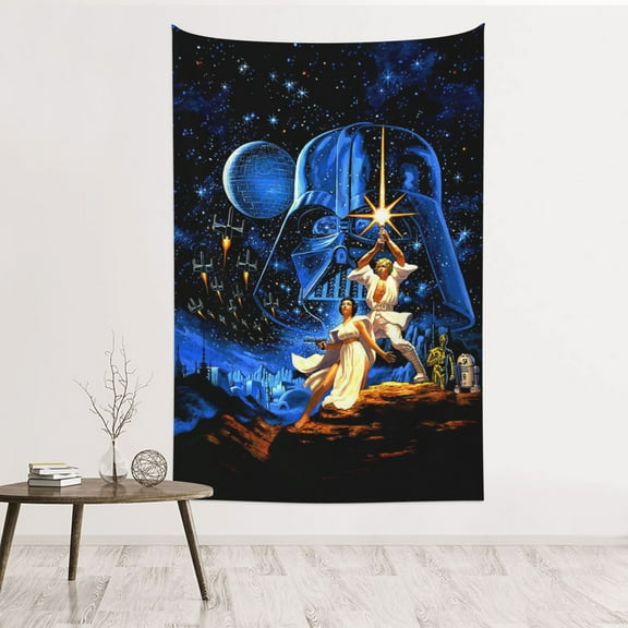Star War-S Wall Tapestry Poster for Bedroom Aesthetics Room Decor Flag Wall Hanging Dorm Living Room 60''x 40''