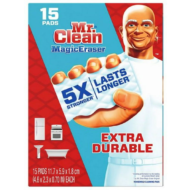 Mr. Clean Magic Eraser Extra Durable Scrubbers (15 Count ...