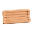 thumbnail image 3 of Estuche de madera para guardar bolígrafos, acabado pulido, multifuncional y protector. Lápiz doble, 3 of 9