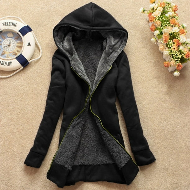 XZNGL Womens Sherpa Lined Jacket Womens Casual Winter Warm Sherpa