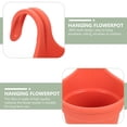 thumbnail image 2 of MasteelfCA Balcony Hanging Flower Bucket Creative Flowerpot Fence Plant Flower Pot, 2 of 9