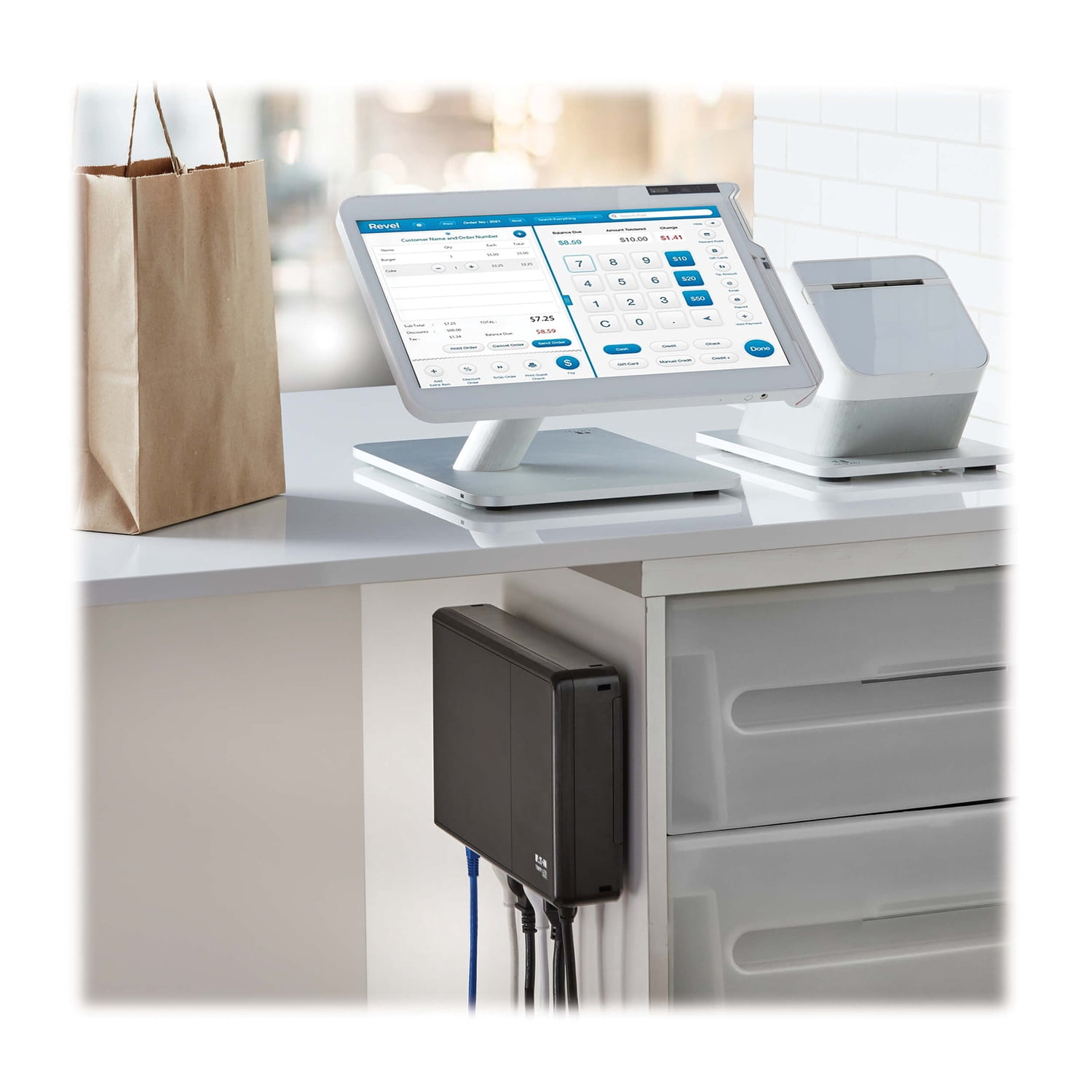 Tripp Lite by Eaton 300-Watt Standby Cloud-Connected Desktop UPS with Remote Monitoring, 4 Outlets, 5-Ft. Cord, BC600RNC