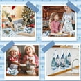thumbnail image 5 of Yhmxh Blue Christmas Kitchen Towels Winter Dishcloths Snowman Gnomes Snowflake Tea Christmas Hand Dish Towels Let Snow Decoration for Baking Holiday Bathroom Xmas Home Gift Supplies, 5 of 6