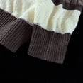 thumbnail image 4 of Turilly Men's Sweater Striped Geometric Knit Crewneck Pullover Sweater with Small Chest Label Casual Everyday Top, 4 of 8