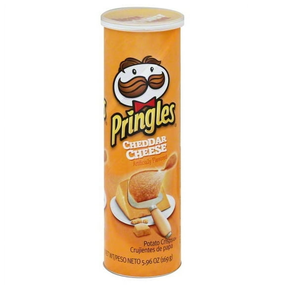 Pringles Cheddar Cheese Potato Crisps Chips, 5.96 Oz.