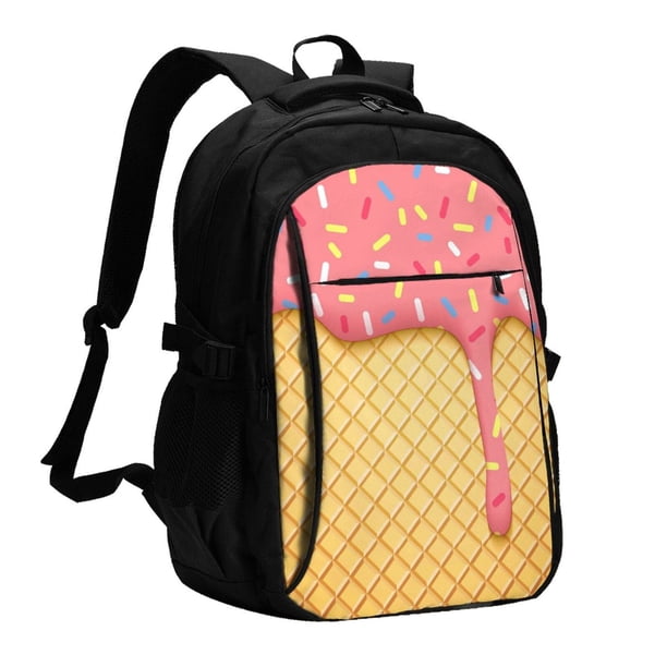 Fotbe Mochila con Estampado y Puerto USB para Hombre y Mujer, Mochila Antirrobo, Mochila de Viaje, Mochila Escolar, Mochila Universitaria