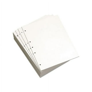 Custom Cut-Sheet Copy Paper, 92 Bright, 5-Hole (5/16) Top Punched