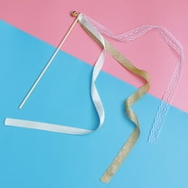 Phenofice Fairy Party Sticks with Silk Ribbons, 20 Decorative for Wedding, Birthday, and Celebration