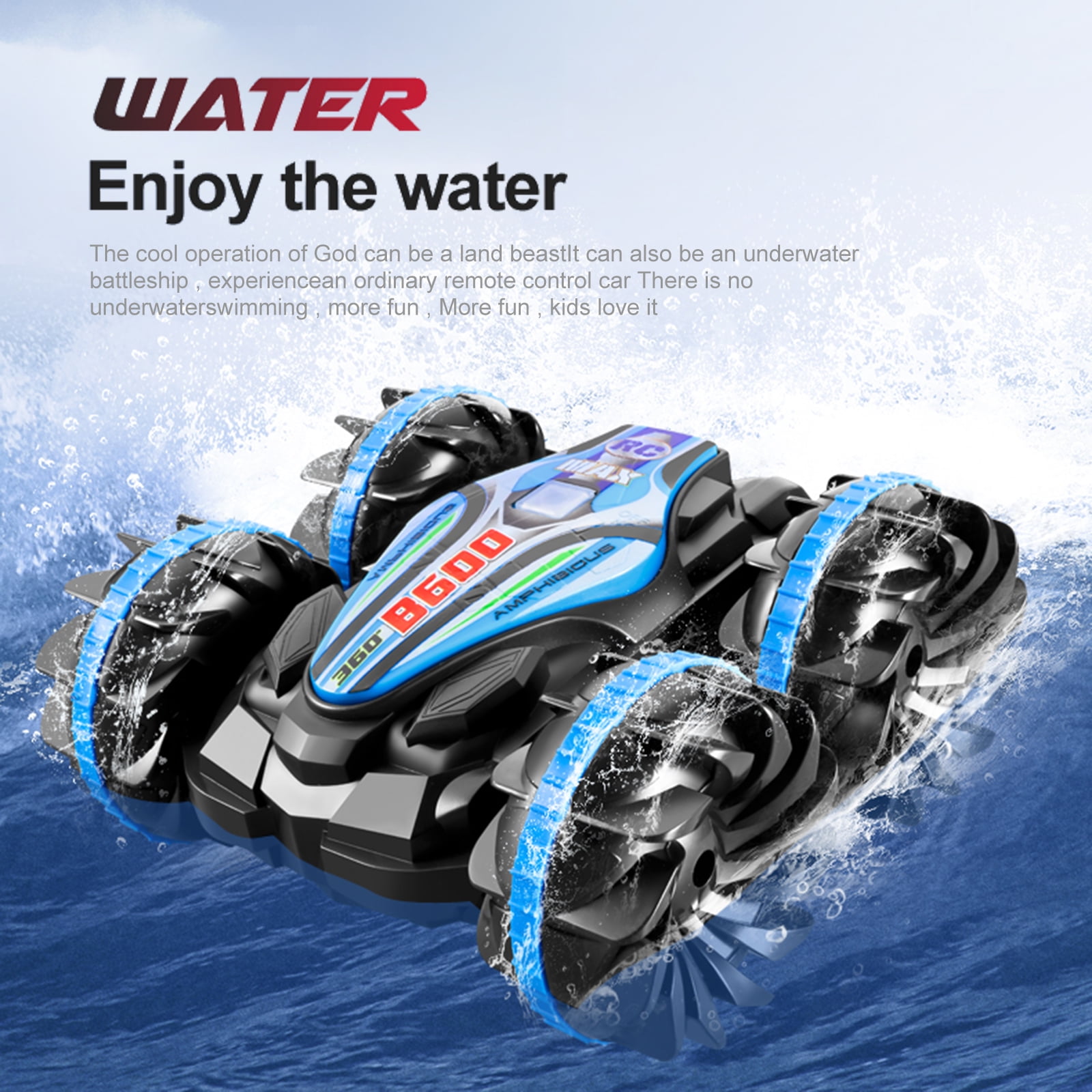 Amphibious Remote Control Car 4WD Remote Controlled OffRoad Toy Car