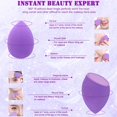 thumbnail image 3 of 6+6 Professional Makeup Sponge Set,2.76 inch Portable Soft Sponge Setting Face Puffs,Multicolor Makeup Blending Sponge Cosmetic Applicator for Loose Powder,Liquid,Facial Makeup Tools（Pink), 3 of 8