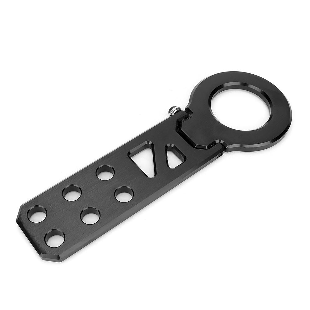 Greensen Tow Hook,Durable Black Universal Front Towing Hook Set Fit for