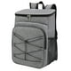 thumbnail image 2 of Mochila térmica aislada Bolsa térmica para la playa Bolsa térmica de gran capacidad Mochila térmica para el almuerzo Bolsa térmica para viajes Camping Gris Sunnimix Bolsas hieleras, 2 of 8