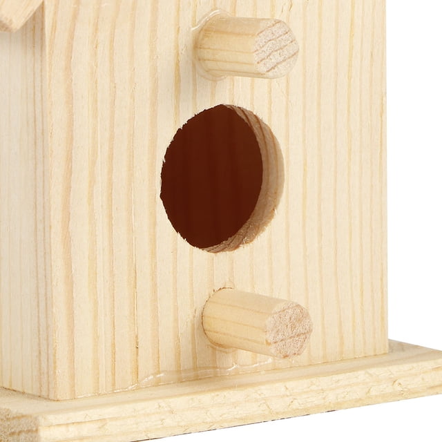 Suministros de Pájaros House de Pájaros de Madera de Nida Nidación de Pájaros, Casa de Pájaros, Textura Suave para Pájaros Loros Tragan Otrros Animales Salvajes