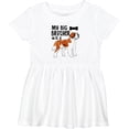 thumbnail image 3 of Inktastic My Big Brother is a Saint Bernard Girls Baby Dress, 3 of 5