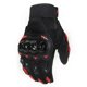 thumbnail image 1 of Motorcycle Gloves Hard Knuckle Powersports Racing Full Finger Anti Slip Gloves for Outdoor Sports Red L, 1 of 4