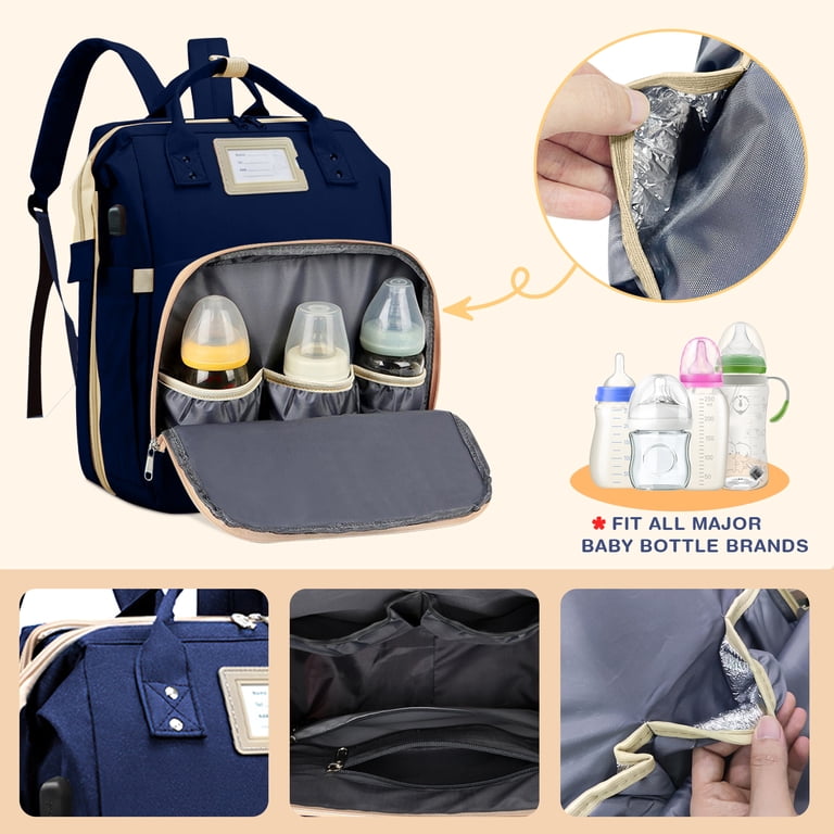 Diaper Bag Backpack - Tote - Multi function Waterproof  display picture 3