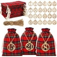 Clearance！ Gbayxj Christmas 24 Days Advent Calendar Xmas Countdown