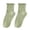 C-Army Green144, variant on DHFJKG Womens Crew Socks 5 Pairs Cute Lettuce Solid Color Summer Breathable Low Cut Socks