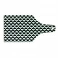 thumbnail image 1 of Geometric Cutting Board, Grunge Style Continuing Triangular Scattered on a Plain Background, Decorative Tempered Glass Cutting and Serving Board, in 3 Sizes, by Ambesonne, 1 of 2