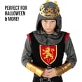 thumbnail image 4 of Morph King Knight Costume Boys Halloween Costume for Boy Black Large, 4 of 6