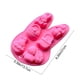 thumbnail image 3 of Utensilios de cocina, accesorios de cocina, moldes de silicona para hornear con forma de conejito de chocolate, moldes reutilizables para conejito de chocolate, dulces de Pascua, decoración de postres, 3 of 7