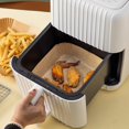 thumbnail image 3 of Square Air Fryer Paper 100-Pack - 17cm Disposable Compatible with Philips, Braun, 3 of 5