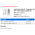 thumbnail image 2 of Steering Rack Seal Kit - Compatible with 2007 - 2013 Cadillac Escalade EXT 2008 2009 2010 2011 2012, 2 of 2