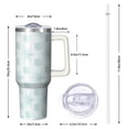 thumbnail image 2 of 40 oz Snowman Holiday Tumbler with Handle and Straw, Stainless Steel Insulated Cup 40 oz, Leak Proof Christmas Mug, Winter Gift Idea, 2 of 4